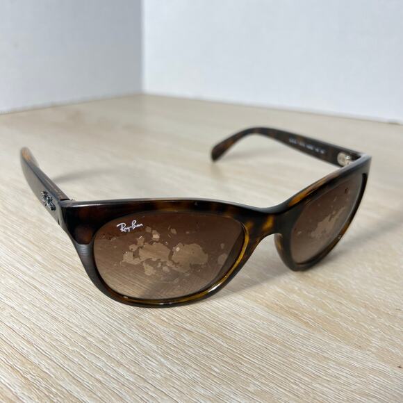 Ray-Ban RB4216 710/13 Sunglasses READ DESC Brown Made in Italy 56-20-135 main image 5